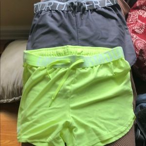 Bundle of two under armour shorts